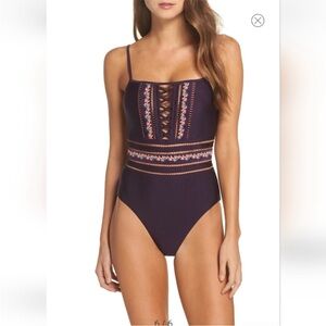 BECCA Women's One Piece - Deep Purple